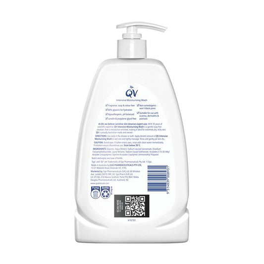Ego QV Intensive Moisturising Wash 1kg - Gentle Cleanser for Dry Skin-Auzzi Store