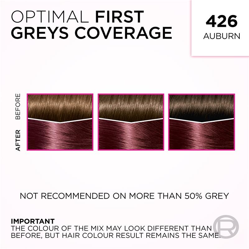 L'Oreal Paris Casting Crème Gloss Semi-Permanent Hair Colour - 426 Auburn (Ammonia Free)-Auzzi Store