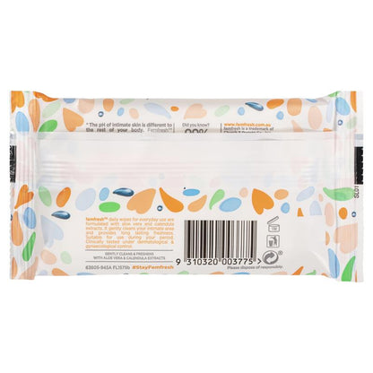 Femfresh Biodegradable pH Balanced Intimate Wipes - 10 Travel Pack