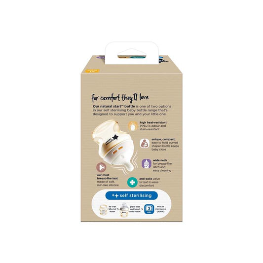 Tommee Tippee Natural Start 150ml PPSU Bottle with Slow Teat