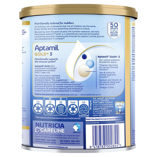 Aptamil Gold+ 3 Toddler Nutritional Supplement - 900g-Auzzi Store