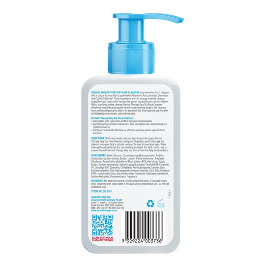Dermal Therapy Very Dry Face Cleanser 175ml – view 2