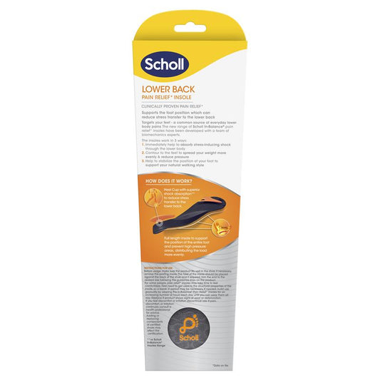 Scholl In-Balance Large Lower Back Orthotic Insole - Auzzi Store