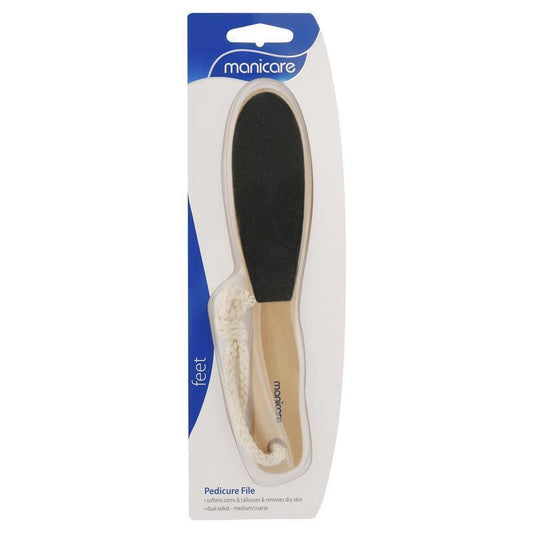 Manicare Dual-Sided Wooden Pedicure File-Auzzi Store
