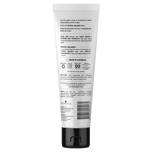 Schwarzkopf Extra Care Normal Balance Leave In Treatment 150ml - Complete Nourishment for All Hair Types - Auzzi Store