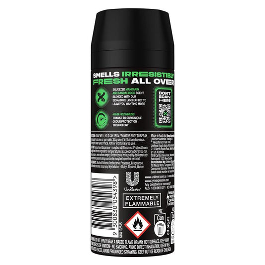 LYNX Africa Men's Deodorant Spray 165ml – 48-Hour Odor Control – view 2