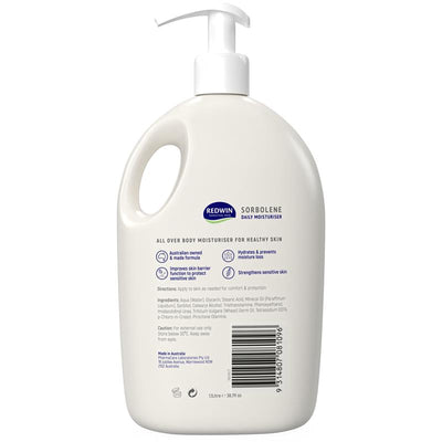 Redwin Sorbolene Daily Moisturiser 1.1L - Nourishing Hydration for Sensitive Skin