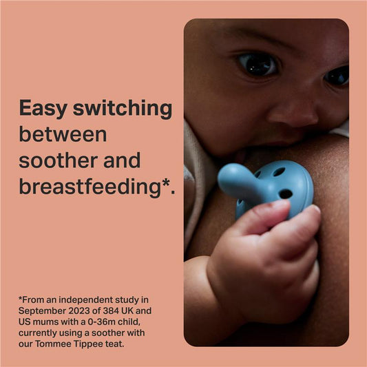 Tommee Tippee Breast-Like Soother 6-18 Months - 2 Pack-Auzzi Store