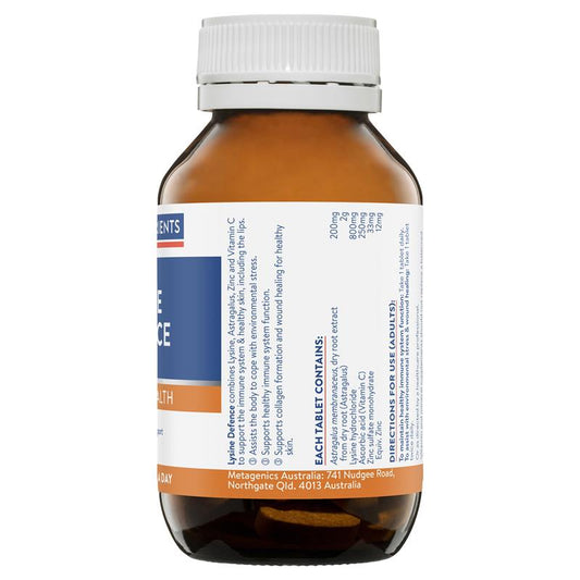 Ethical Nutrients Lysine Defence Immune Support - 60 Tablets – view 2