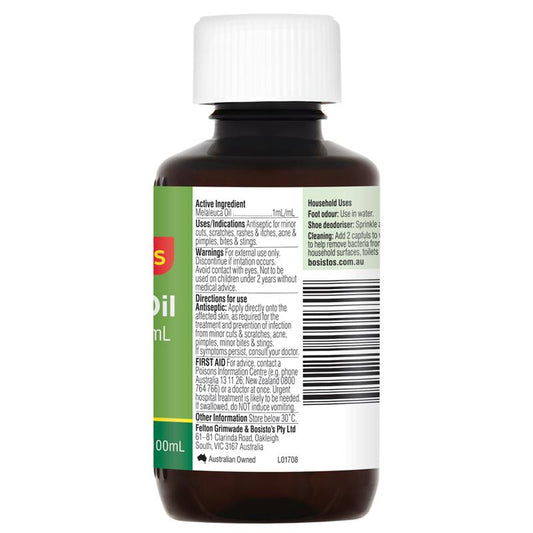 Bosisto's Tea Tree Oil - 100ml-Auzzi Store