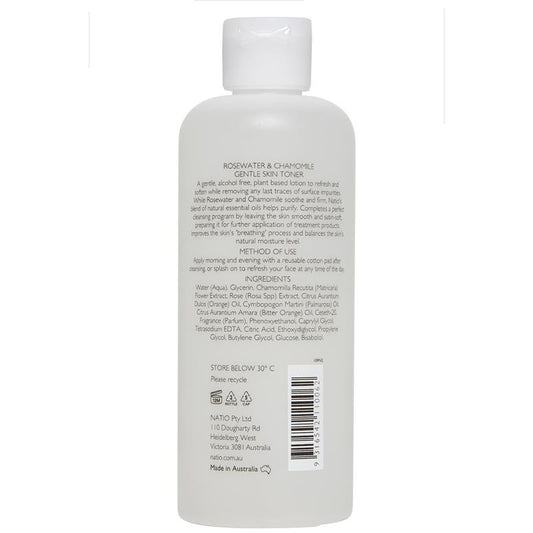 Natio Skin Toner Rosewater & Chamomile 250mL - Refreshing Facial Toner-Auzzi Store