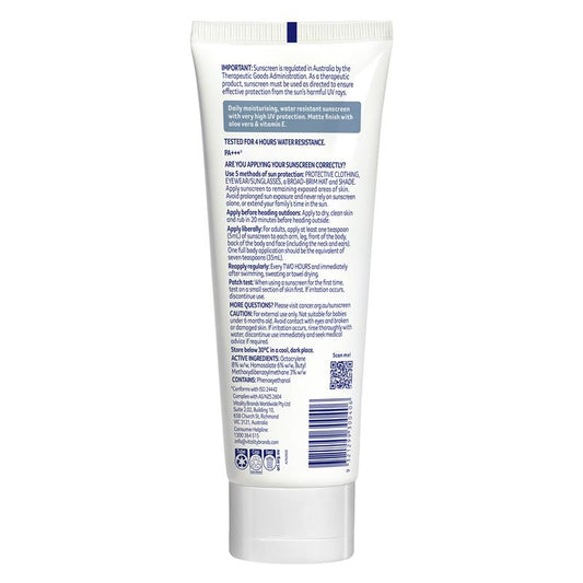 Cancer Council SPF 50+ Face & Body Moisturiser Water Resistant 150ml - Hydrating Sun Protection - Auzzi Store