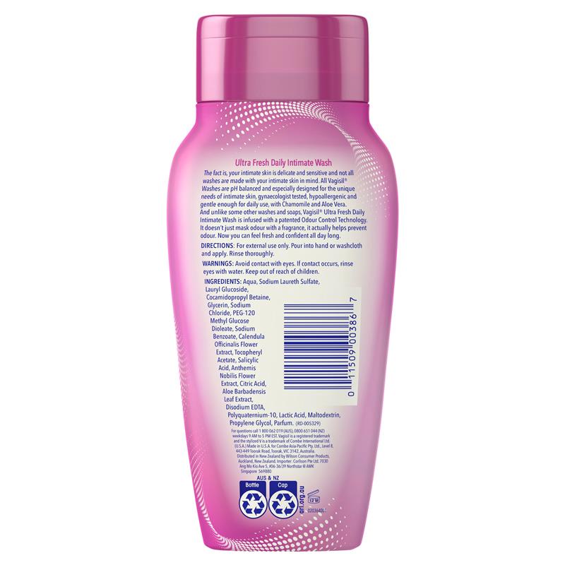 Vagisil Ultra Fresh 240ml Intimate Wash – 24-Hour Odor Protection