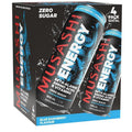 Musashi Blue Raspberry Energy Drinks 500ml x 4 Pack - Refreshing Energy Boost