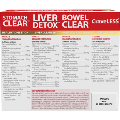 Carusos Quick Cleanse Internal Cleansing Detox Program - 7 Day