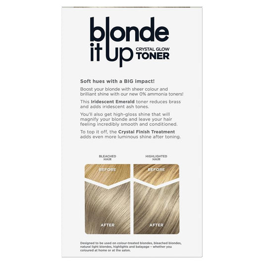 Clairol Blonde It Up Crystal Glow Semi-Permanent Toner - Iridescent Emerald 135g – view 2