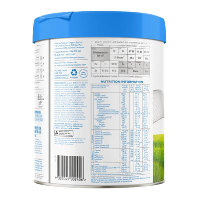 Bellamy's Organic Beta Genica-8 Step 4 Junior Milk Drink 800g