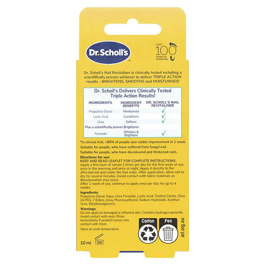 Scholl Nail Revitaliser Serum 43.2g - Brighten and Whiten Your Nails-Auzzi Store