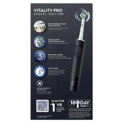 Oral-B Pro 300 Electric Toothbrush - Everyday Clean Black