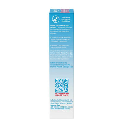 Dermal Therapy Acne Spot Cream 30g - Targeted Breakout Treatment