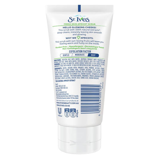 St Ives Invigorating Apricot Scrub - 150ml-Auzzi Store