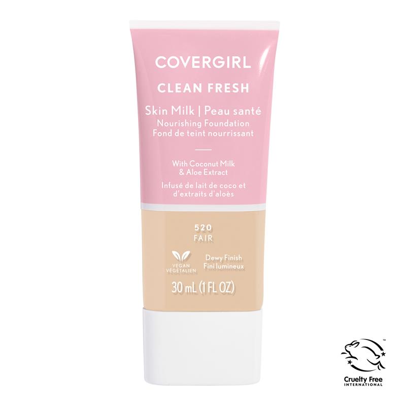 Covergirl Clean Fresh Skin Milk Vegan Foundation Fair 520 Online Only