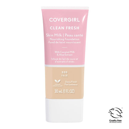 Covergirl Clean Fresh Skin Milk Vegan Foundation Fair 520 Online Only