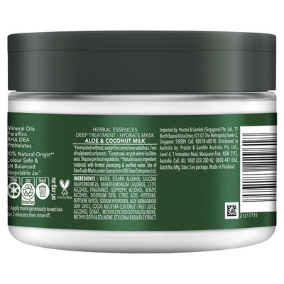Herbal Essences Bio Renew Coconut Milk & Aloe Deep Hydrate Mask 300ml