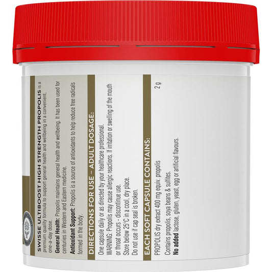 Swisse Propolis 2000mg 210 Capsules - High Strength Antioxidant Support-Auzzi Store