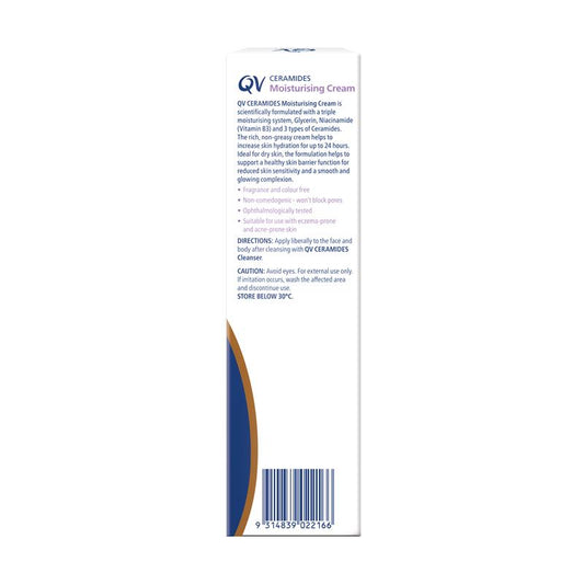 Ego QV Ceramides Cream 100g - Deep Hydration for Sensitive Skin-Auzzi Store