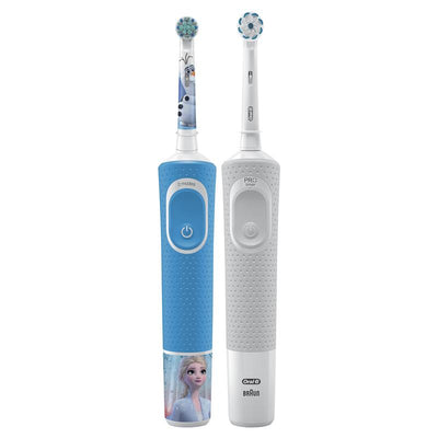 Oral B Power Toothbrush Pro 100 Frozen/Star Wars Pack - Fun and Effective Oral Care for Kids