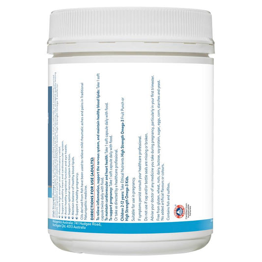Ethical Nutrients High Strength Omega-3 220 Capsules - Support Heart, Eye & Brain Health-Auzzi Store