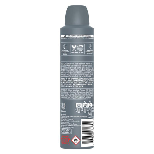 Dove Men+Care Advanced Clean Comfort Antiperspirant Spray 250ml – view 2
