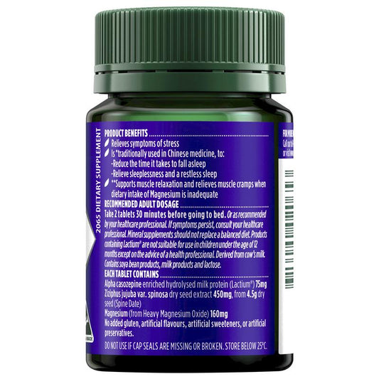 Nature's Own Complete Sleep + Magnesium 30 Tablets - Stress Relief Formula