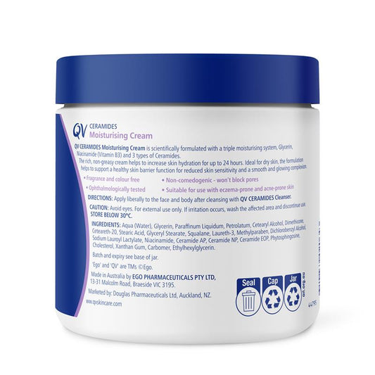 Ego QV Ceramides Cream 500g - Rich Hydration for Sensitive Skin – view 2