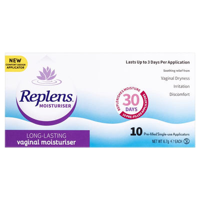 Replens 10-Pack Hormone-Free Vaginal Moisturizer - Long Lasting