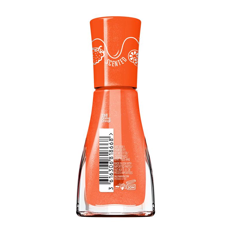 Sally Hansen Insta-Dri Scented Nail Polish Syrup Collection Oozing Orange 9.17ml Limited Edition