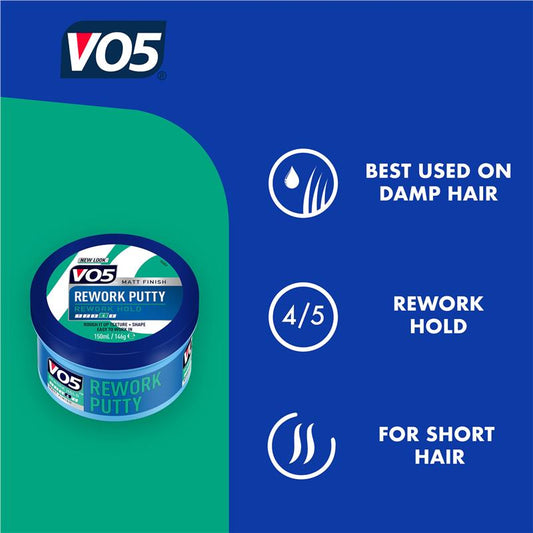 VO5 Rework Putty 150ml - Extreme Style for Your Hair-Auzzi Store