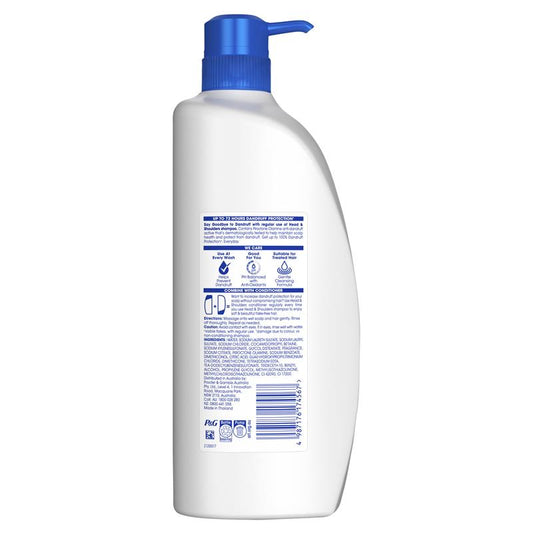 Head & Shoulders Clean & Balanced Anti-Dandruff Shampoo 850ml