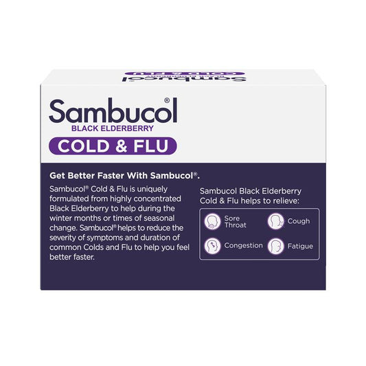Sambucol Cold & Flu - 24 Capsules-Auzzi Store