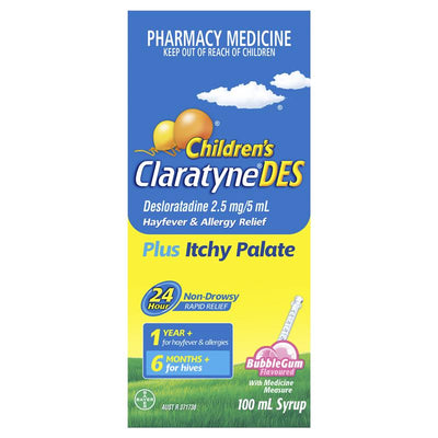 Claratyne Children's DES Syrup - 100ml