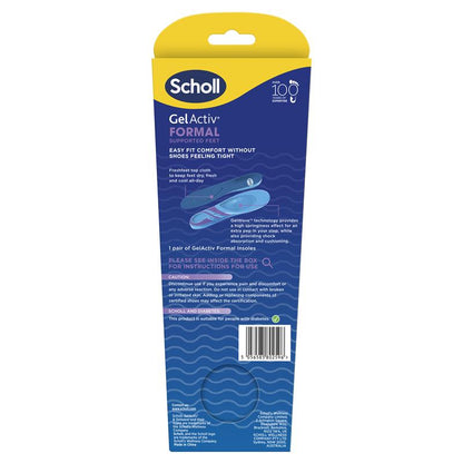 Scholl Gel Activ Formal Insole with GelWave™ Memory Foam – Small