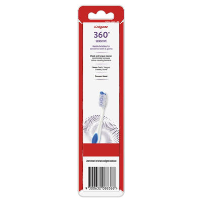 Colgate 360 Sensitive Pro-Relief Toothbrush - Extra Soft, 2 Pack