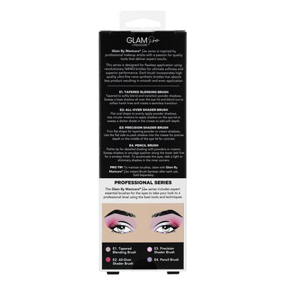 Glam By Manicare Pro Essential Eye Brush Set - Must-Have Tools