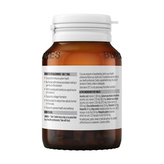 Blackmores Bio C 1000mg - 62 Tablets for Immune Support - Auzzi Store