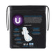 U by Kotex Overnight Extra Pads with 3D Leak Barrier - 10 Pads – view 3