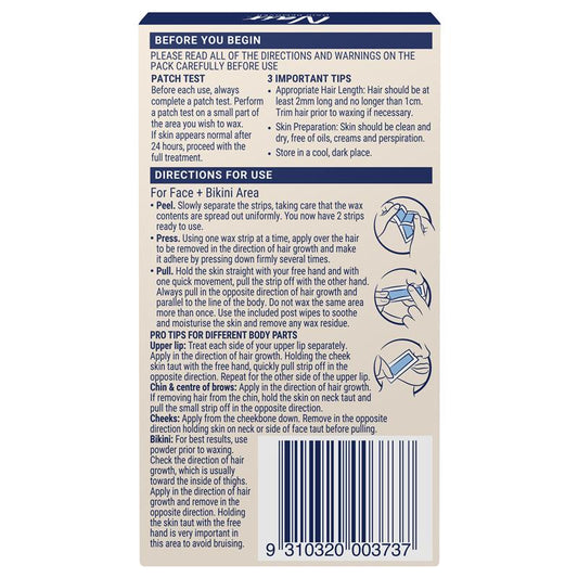 Nair Soft Natural Wax Mini Strips 20 Pack – view 2