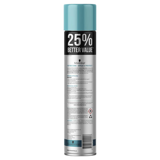 Schwarzkopf Extra Care Strong Styling Hairspray - Extra Strong Hold 500g-Auzzi Store