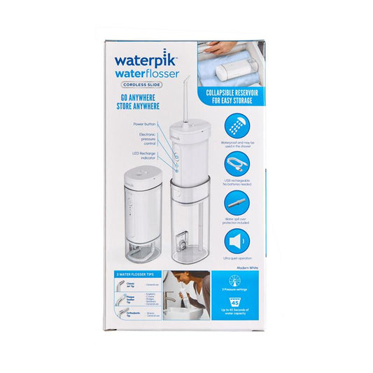 Waterpik Cordless Slide Water Flosser - Compact & Powerful