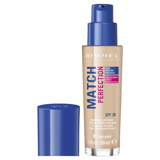 Rimmel Match Perfection Foundation Fair Ivory 081 Online Only – view 2